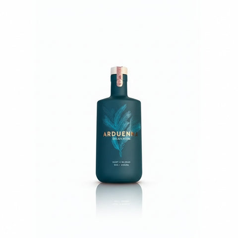 Professionele foto van arduenna gin 40°+ glazen - Professionele foto van Arduenna Gin 50cl met glazen - Rudy ampe