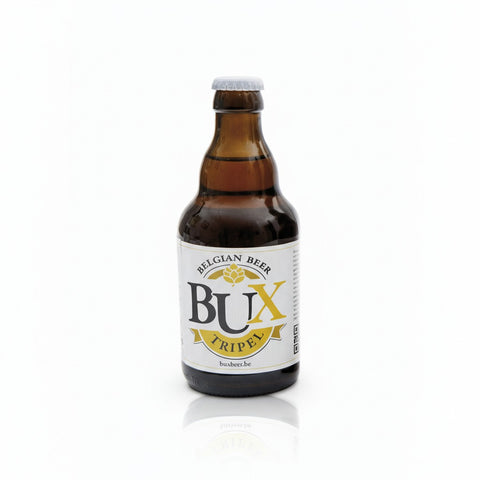 Professionele foto van bux 4fl + glas - Professionele foto van Bux geschenkverpakking - Rudy ampe