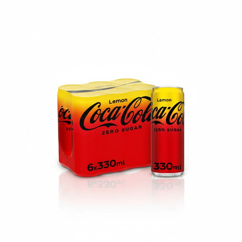 Professionele foto van coca zero lemon - Professionele foto van Coca-Cola Zero Lemon 33cl blikjes - Rudy ampe