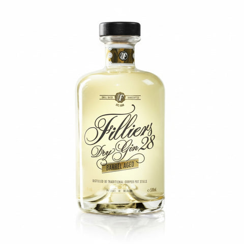 Professionele foto van dry gin barrel aged - Professionele foto van Dry Gin 28 Barrel Aged 50cl - Rudy ampe