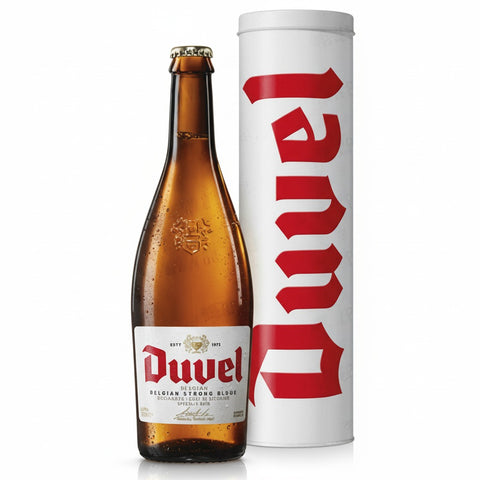 Professionele foto van duvel in koker - Professionele foto van Duvel 75cl in koker - Rudy ampe