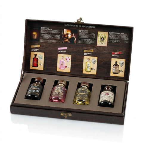 Professionele foto van whisky filliers gift - Professionele foto van Filliers Whisky Gift Pack 4x5cl - Rudy ampe