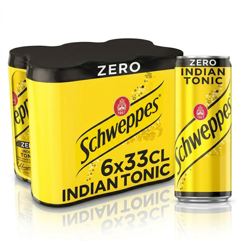 Professionele foto van Schweppes Tonic Zero C. 6x33cl - Rudy ampe