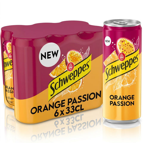 Professionele foto van schweppes or.-passioncns6x33cl - Professionele foto van Schweppes Orange-Passion - Rudy ampe