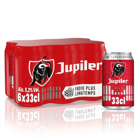 Professionele foto van Jupiler Cans 6x33cl - Rudy ampe