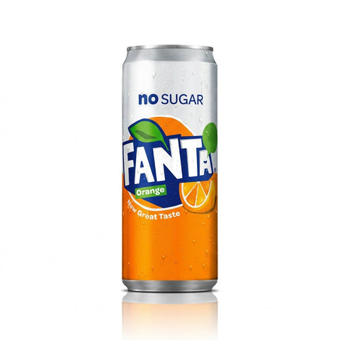 Professionele foto van Fanta Or. Zero 33cl Cans - Rudy ampe