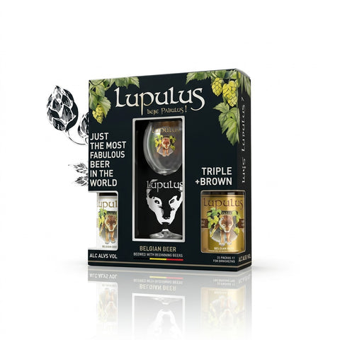 Professionele foto van lupulus + glas - Professionele foto van Lupulus 2x75cl + Glas - Rudy ampe