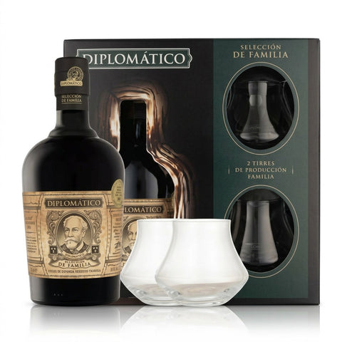 Professionele foto van diplomatico selec familia+ gl - Professionele foto van Diplomatico Seleccion de Familia Glas Set - Rudy ampe