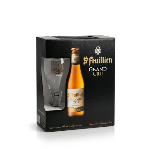 Professionele foto van st. feuillin grand cru 4fl+gl - Professionele foto van St. Feuillin Grand Cru Geschenkset - Rudy ampe