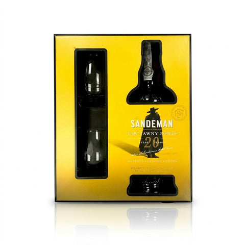 Professionele foto van Sandeman Tawny 20Y + glazen - Rudy ampe