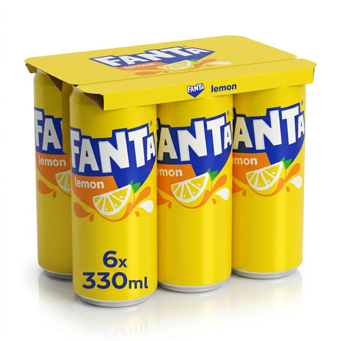 Professionele foto van Fanta Lemon Cans 6x33cl - Rudy ampe