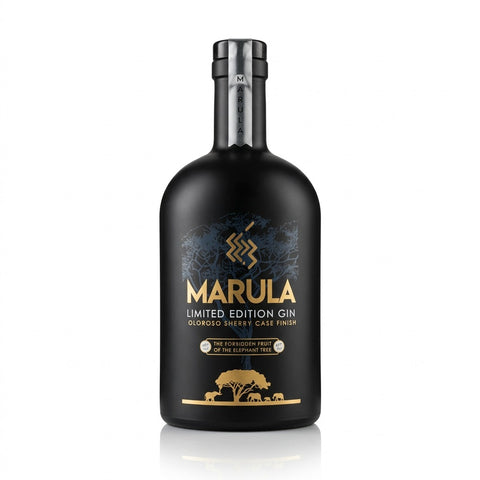 Professionele foto van marula gin 40° + glas - Professionele foto van Marula Gin 40° 50cl - Rudy ampe