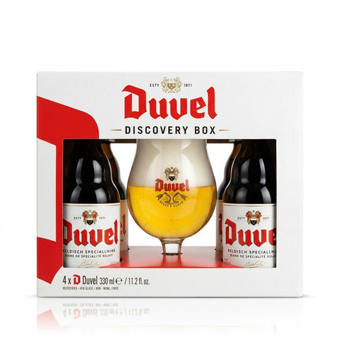 Professionele foto van duvel fl. + glas - Professionele foto van Duvel 4 fl. + Glas - Rudy ampe