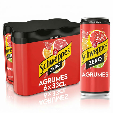 Professionele foto van Schweppes Agrum Zero C. Pack - 6 x 33cl - Rudy ampe