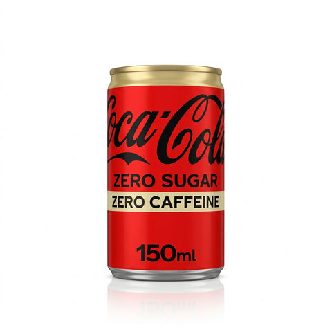 Professionele foto van coca zero caf. - Professionele foto van Coca-Cola Zero Caffeine 15cl blikjes - Rudy ampe