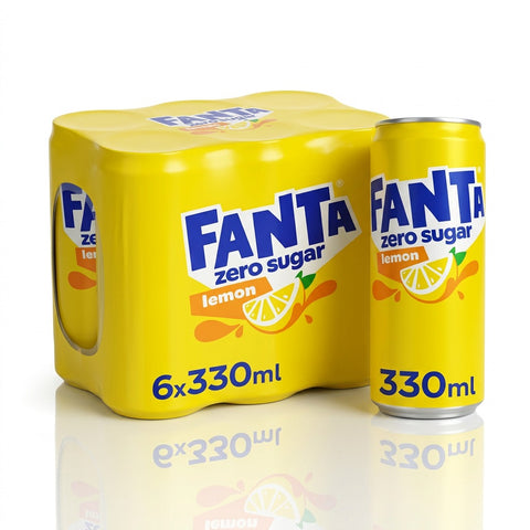Professionele foto van Fanta Lemon Zero Cans 6x33cl - Rudy ampe